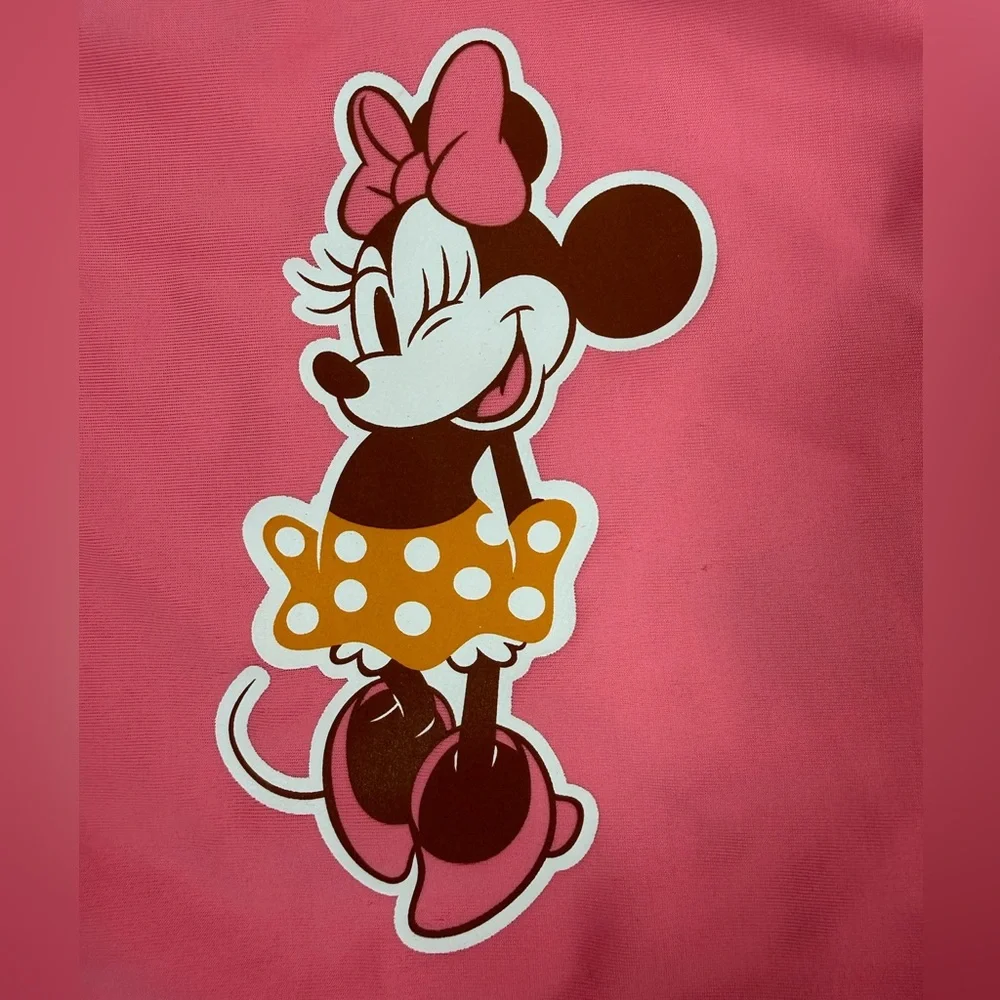 BABY GAP X DISNEY Minnie Mouse‎ Rash Guard Swim Top 0 To 3 Months Pink
